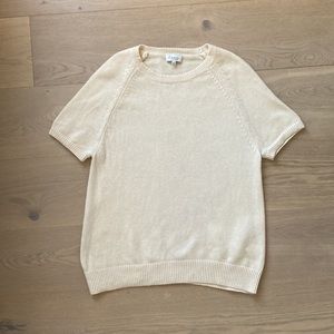 ARITZIA Babaton Cashmere short sleeve sweater.  Size S